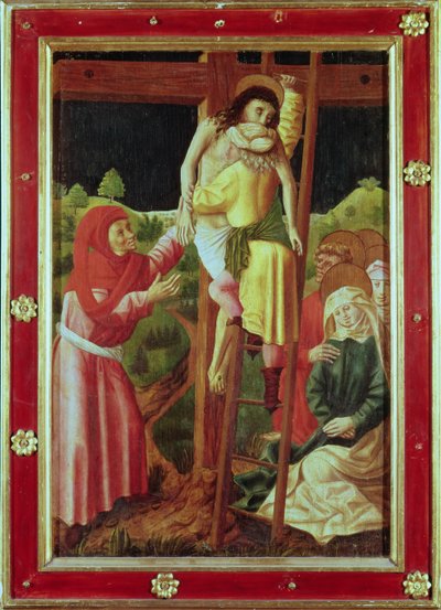 De kruisafneming, ca. 1490 door Unbekannt Unbekannt